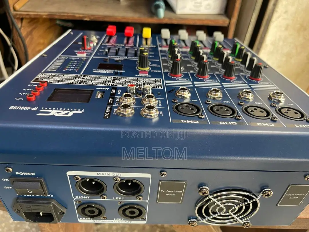Jac 400usb 4channels Powered Amplified Mixer