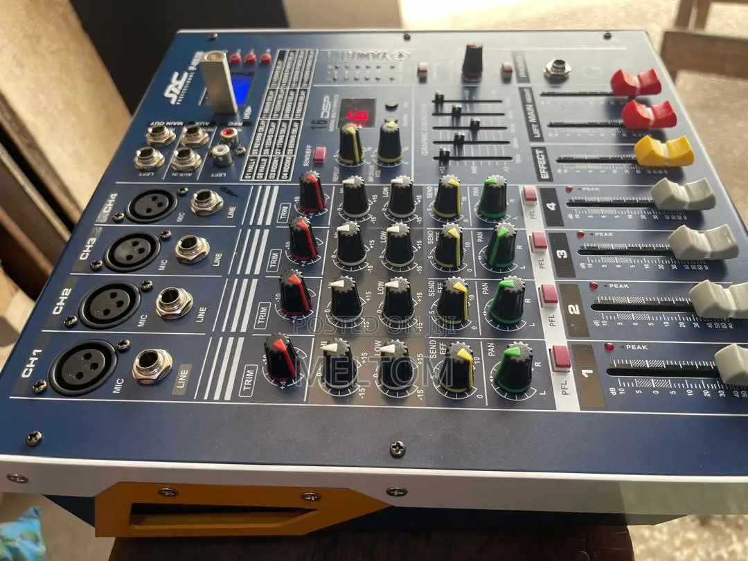 Jac 400usb 4channels Powered Amplified Mixer