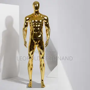 Muscular Men Gold Mannequin