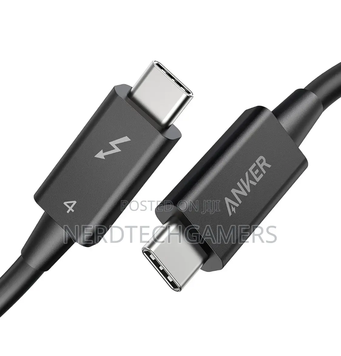 Anker Thunderbolt 4 Cable 2.3 Ft, USB-C to USB C Cable.