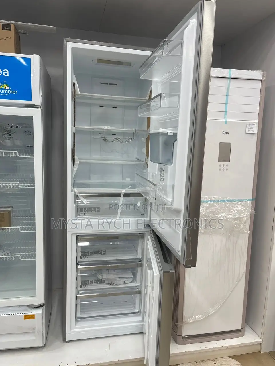 Midea Double Door Refrigerator + Dispenser