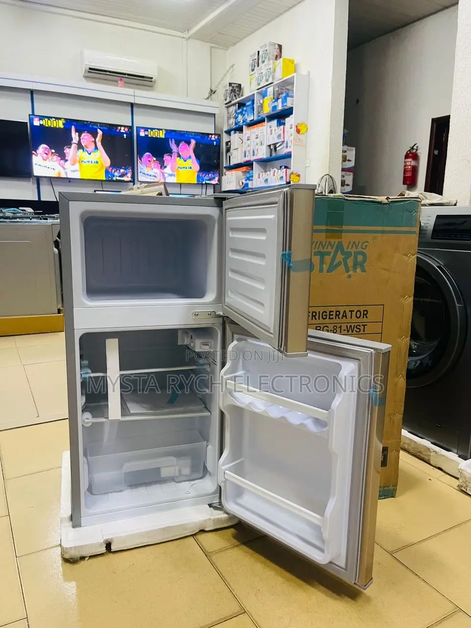 Winning Star Table Top Double Door Fridge