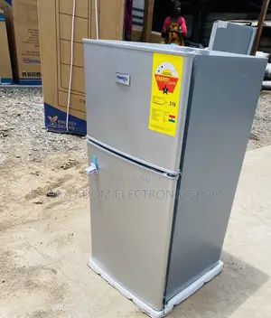 Sealed in Box Nasco 86ltr Table Top Double Door Fridge.