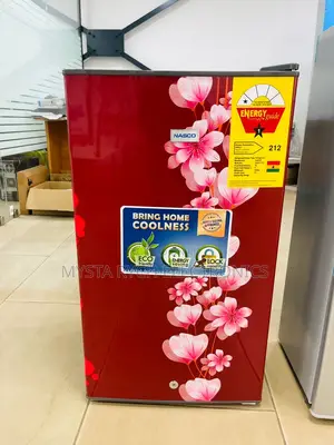 Red Nasco Table Top Fridge / Refrigerator