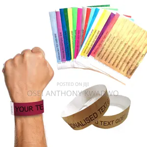 Waterproof Tyvek Wriskband for Any Event