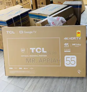 Shop TCL 55p635 55 Inch Uhd Smart Android Tv(Black)