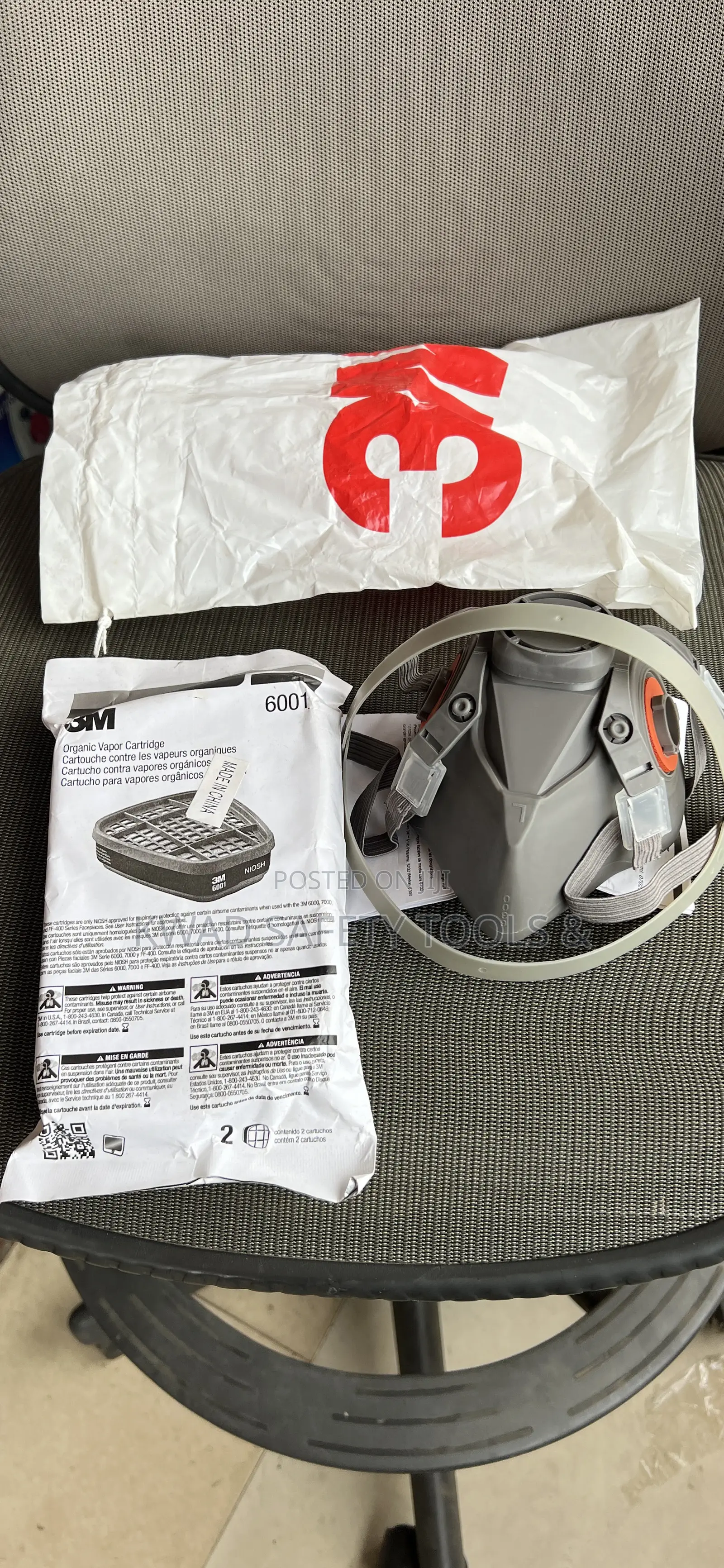 3m Half Face Mask With Cartridge