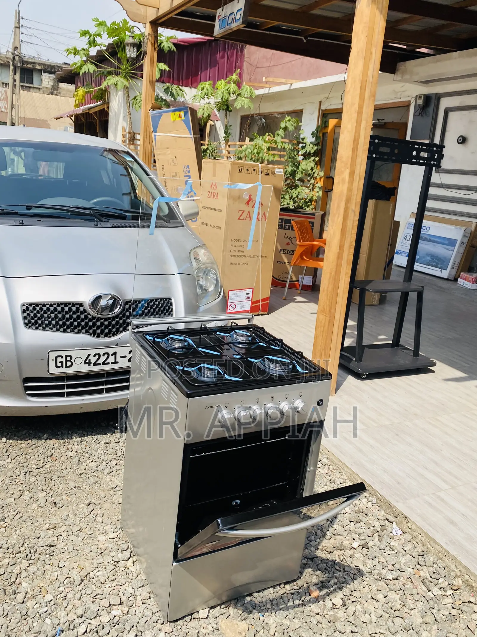 Latest and Affordable Volcano Gas Oven 4 Burner(Gray).