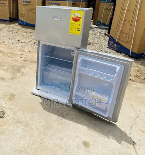 Double Door Nasco Table Top Electric Fridge(Gray)86ltr.