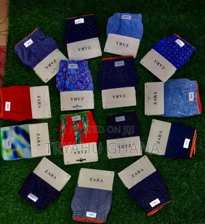 Shop Authentic 100% Cotton Men's Zara Boxer Shorts at Tryahu