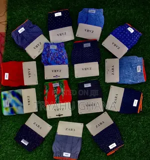 Shop Authentic 100% Cotton Men's Zara Boxer Shorts at Tryahu