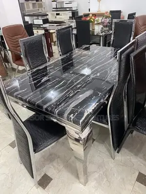 Dinning Table and Chair Marble