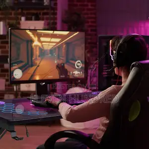 Workstation Desk Adjustable (RGB Lights With Control))
