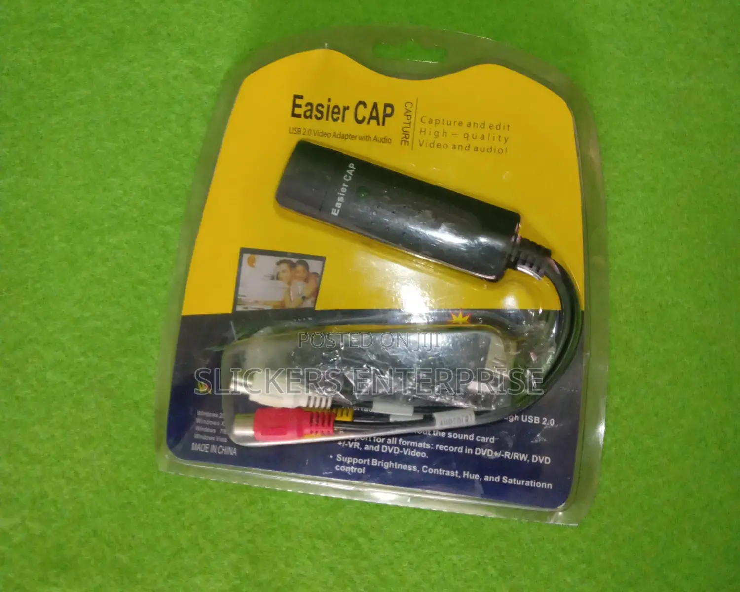 Easier Cap USB 2.0 Video TV DVD VHS DVR Capture Adapter.