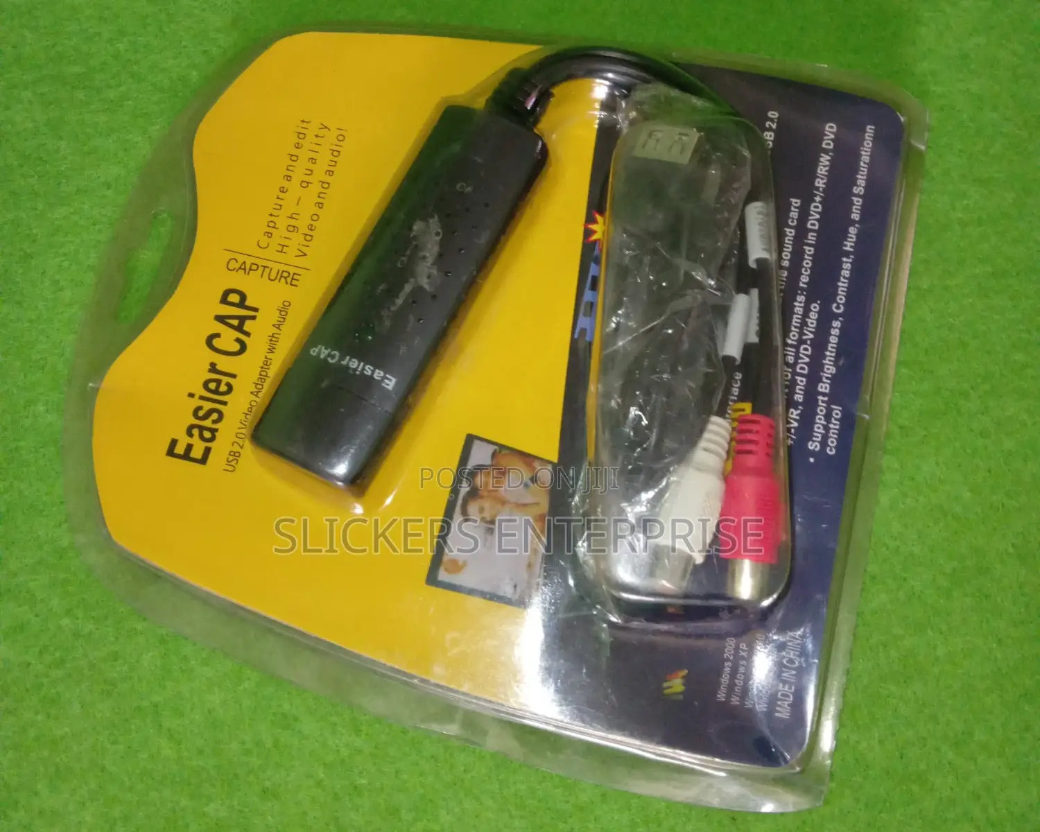 Easier Cap USB 2.0 Video TV DVD VHS DVR Capture Adapter.