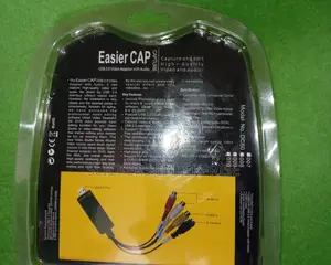 Easier Cap USB 2.0 Video TV DVD VHS DVR Capture Adapter.