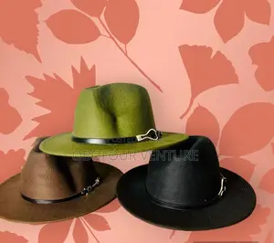 Men and Women Fedora Hat Stylish Hat With Elegant Designs. Black. Vips