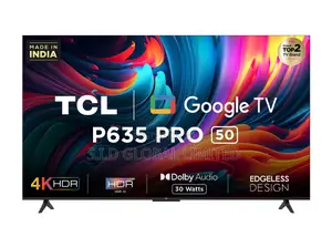 Available TCL 50'' LED Uhd Smart Android Television
