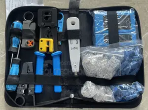 Network Tools Kit With Pass Through Crimping Tool