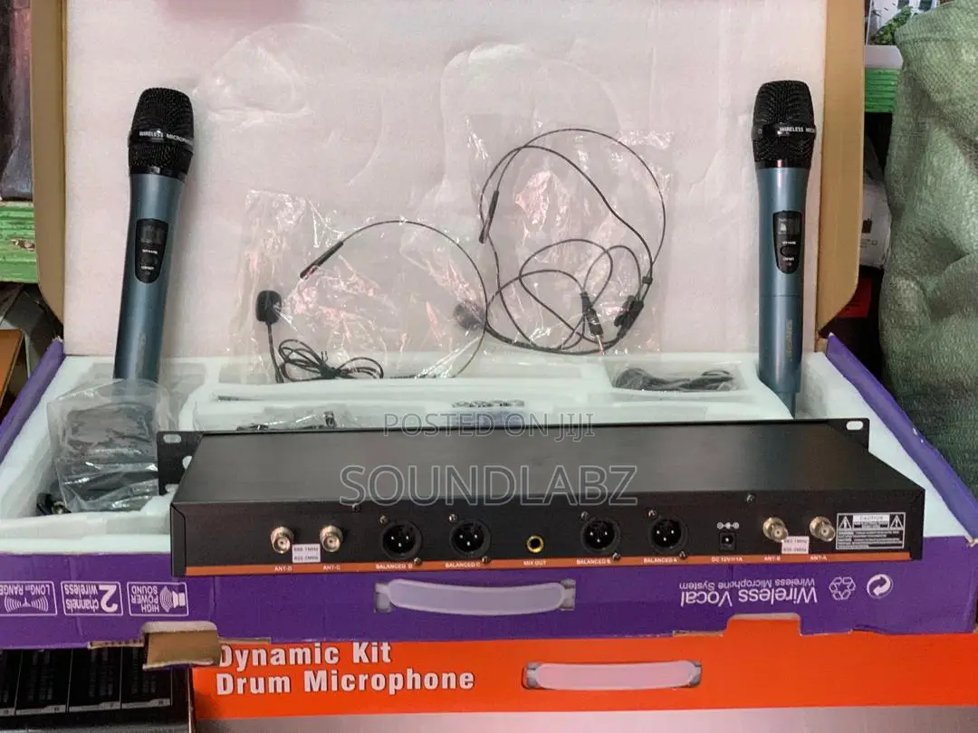 Shure U-6600 Lapel and Hand Microphone