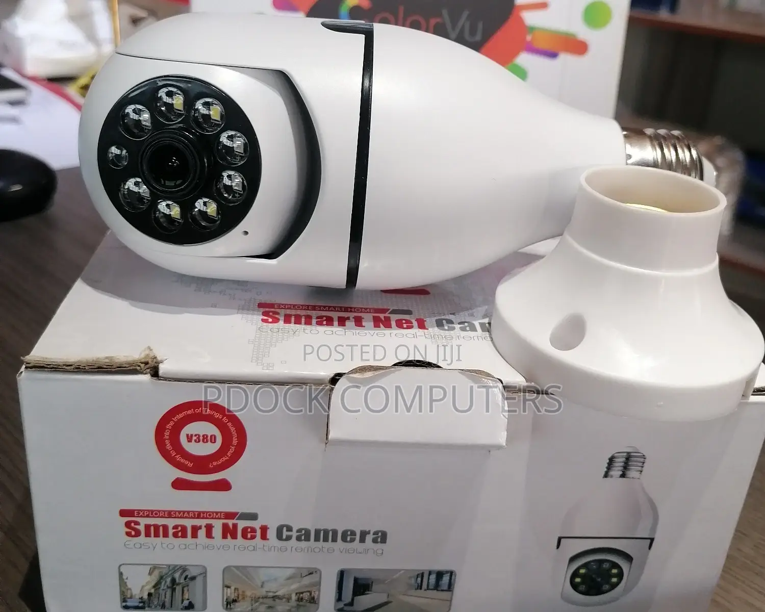 2mp Wireless PTZ Bulb Camera With Two Way Audio, V380 Pro