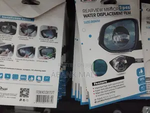 Rear-View Mirror Water Displacement Film