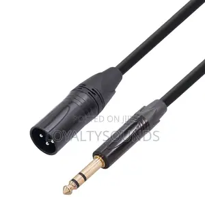 XLR Male to TRS Monitor Cable 3 Meters