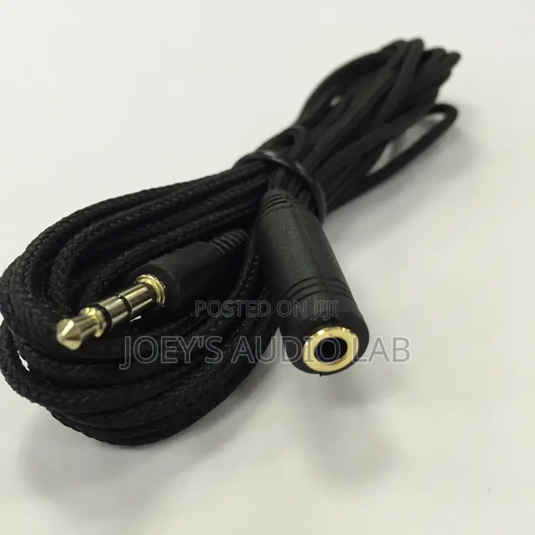 5m Braided Aux Extension Cable With Jack Converter
