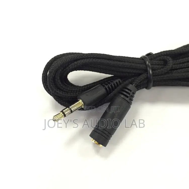 5m Braided Aux Extension Cable With Jack Converter