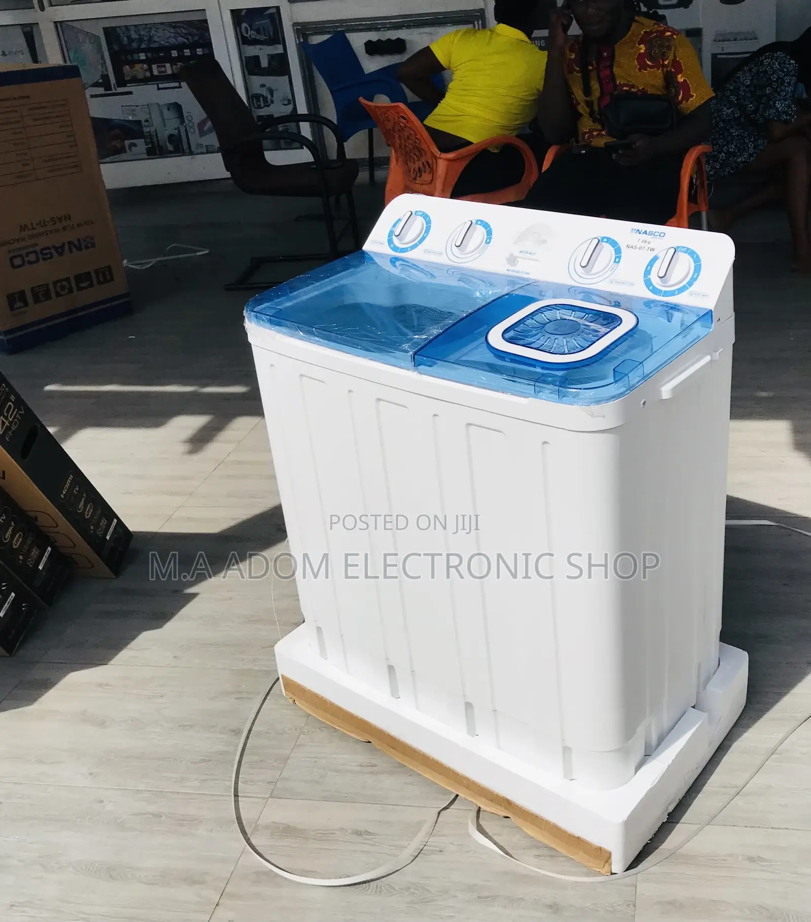Affordable Top Load Nasco 11kg Electric Washing Machine.