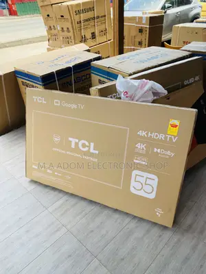 Authentic TCL 55P635 55 Inch Uhd Smart Android Tv(Black).
