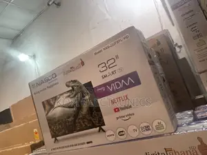 Nasco 32 Inches - Frameless Android LED FHD Satellite TV