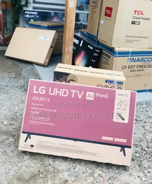 Glossy Smart 49 Inches Black UHD LG Led UN73 Tv
