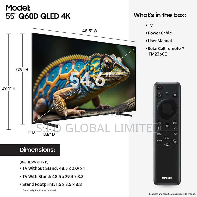 Quality 65" Q60C Qled Smart TV