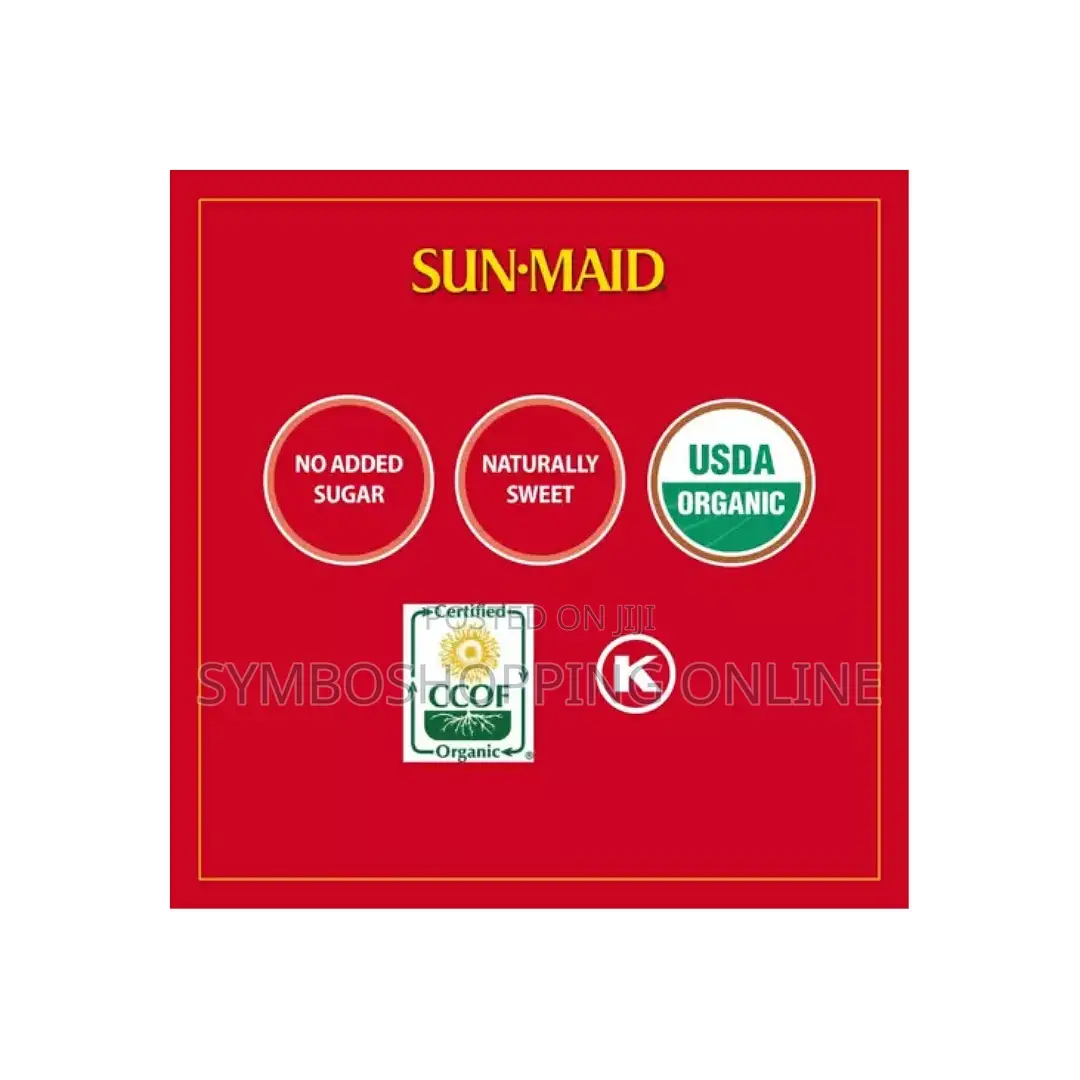 Sunmaid Organic Dried Raisins 1.81kg (150ghs Each)
