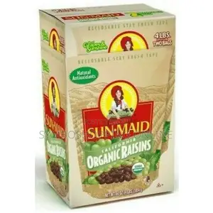 Sunmaid Organic Dried Raisins 1.81kg (150ghs Each)