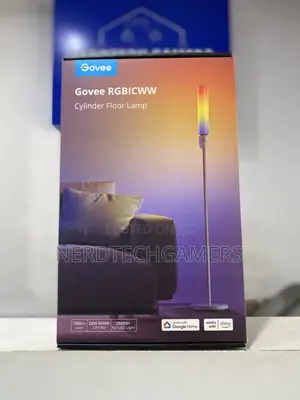 Govee RGBIC Cylinder Floor Lamp, LED Corner Floor Lamp