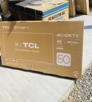 Fabulous 50p635 50 Inch TCL Uhd Smart Android Tv(Black).