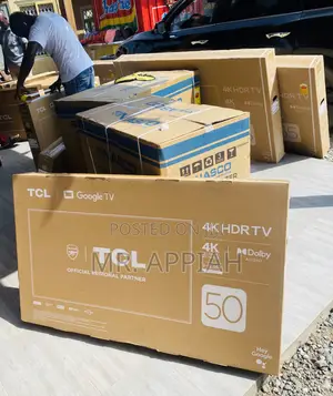 Original 50p635 50 Inch TCL Uhd Smart Android Tv(Black).