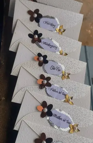 Designed Dowry Envelopes