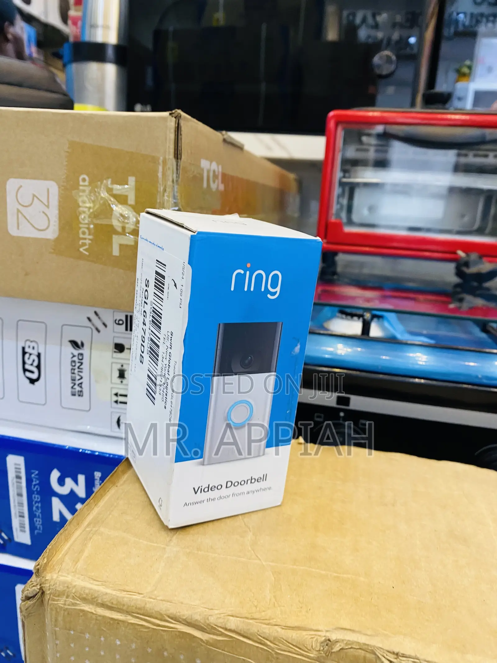 Sealed in Box Ring Video Door Bell Wireless Wired Camera.