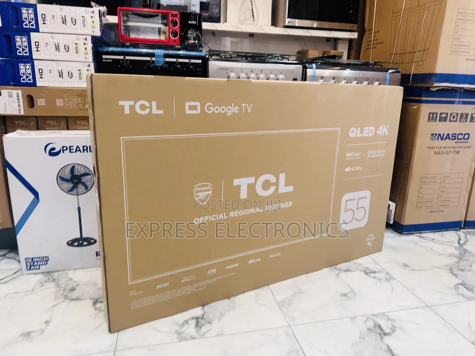 Available Now QLED UHD Smart Android TCL 55”C645