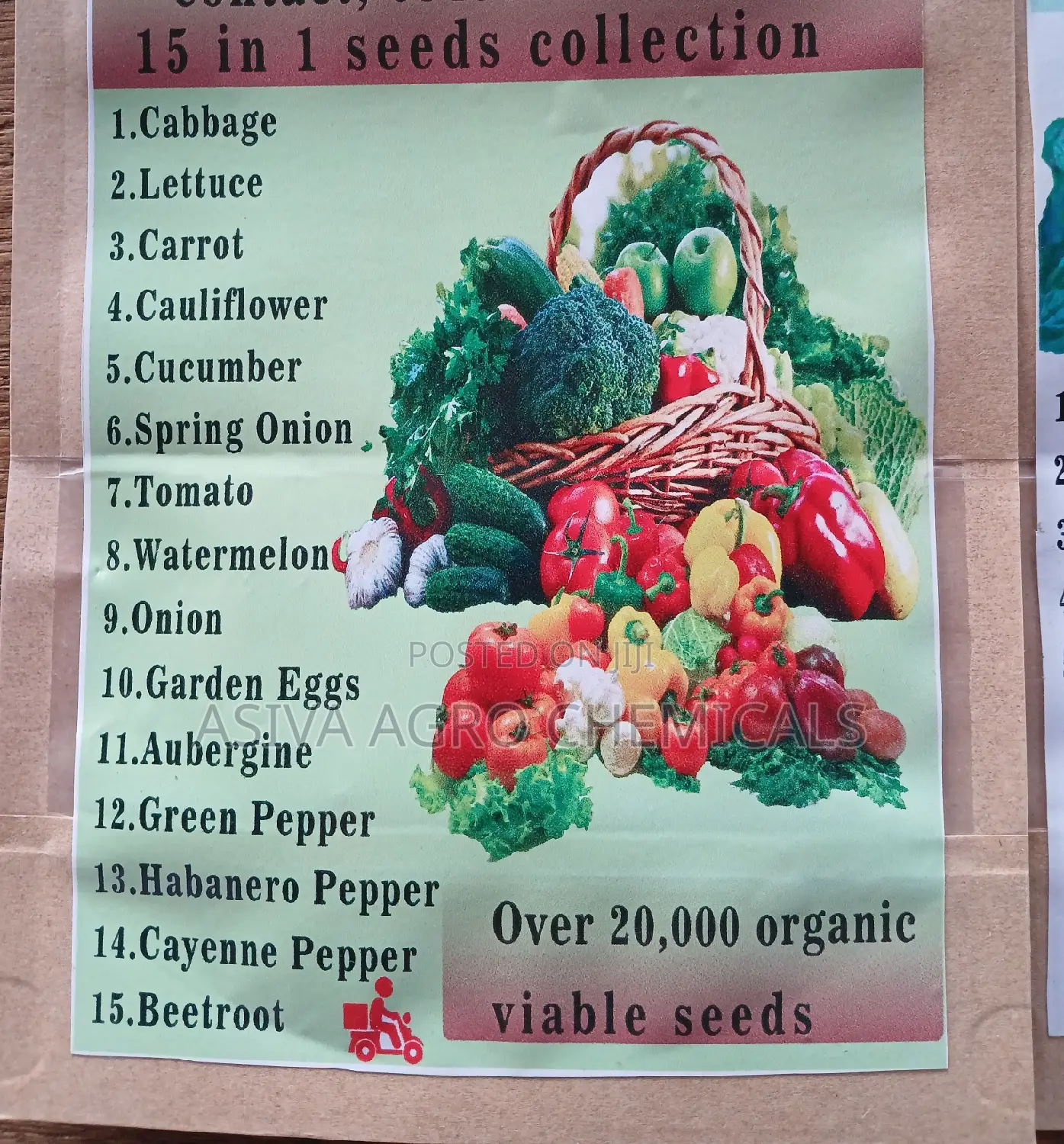 15 in 1 Seeds Collection