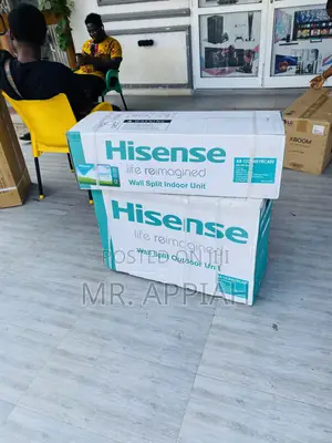 Quality Hisence 1.5hp R410 Split Type Inverter Ac(White).