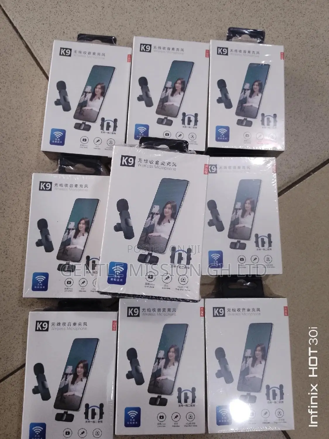 2in1 Wireless Microphone (Type iPhone)