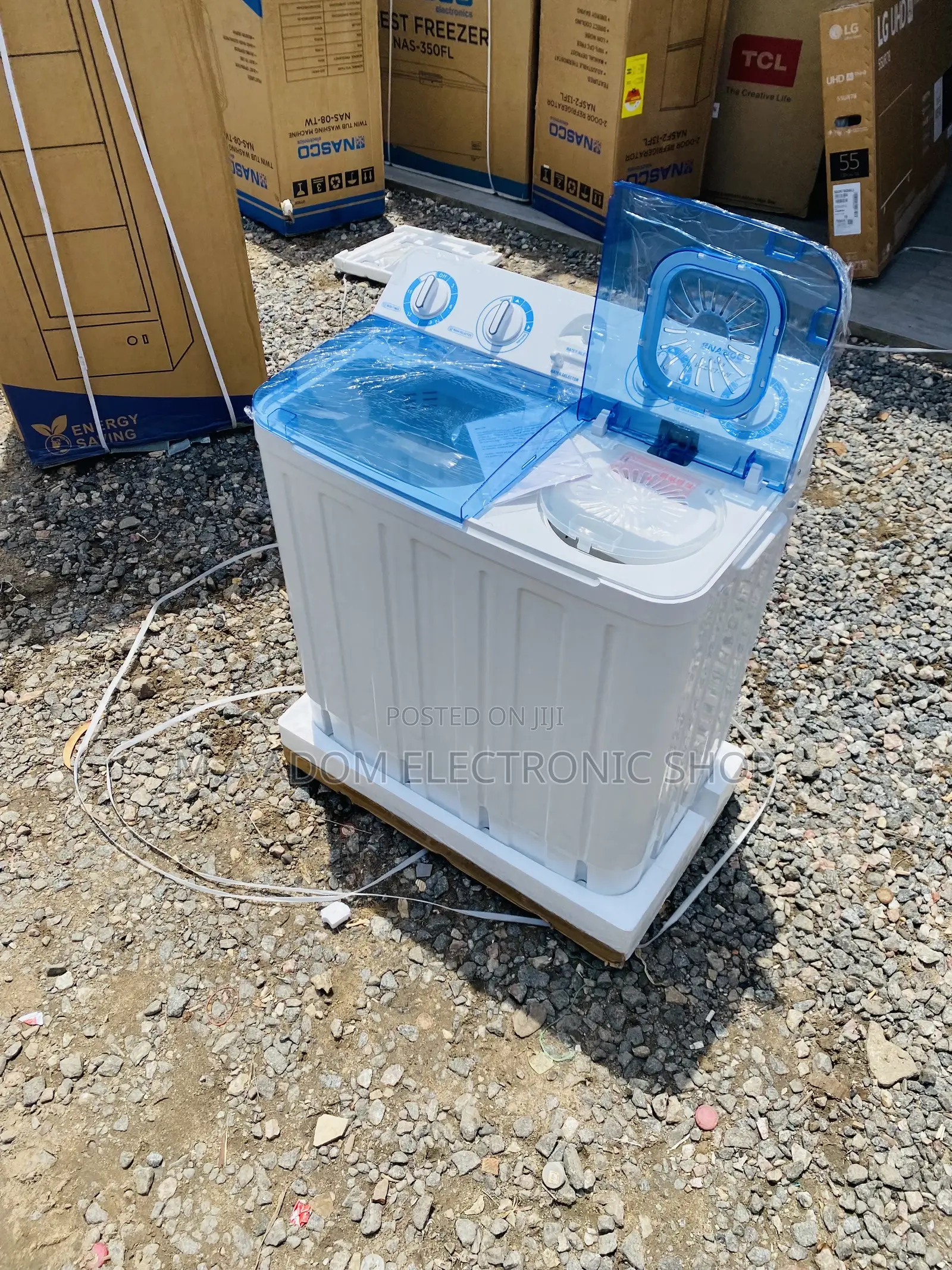 Top Load Nasco Semi-Automatic 7kg Washing Machine.
