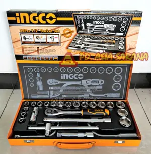 Ingco 24 Pieces 1/2" Robust Socket Set - Hkts0243