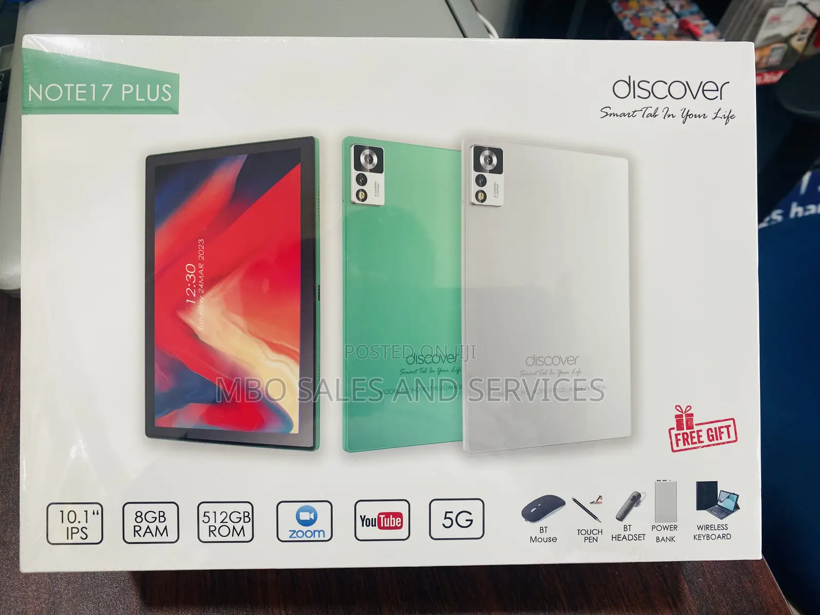New Discover Note 17 Plus 512 GB Silver