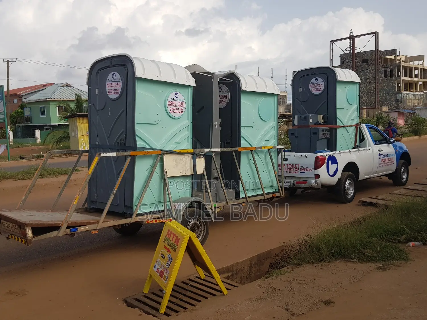 Mobile Toilet and Hand Wash Station