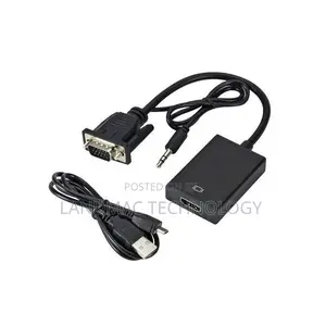 VGA to HDMI Converter Adapter Cable With Audio Output